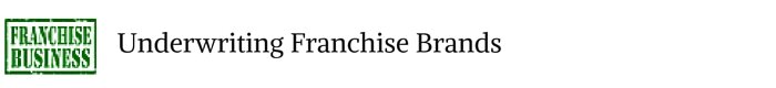 RF-01-Underwriting Franchise Brands