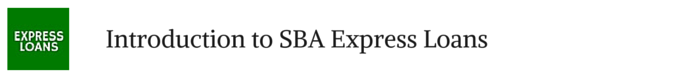 CHG-11-Intro to SBA Express Loans